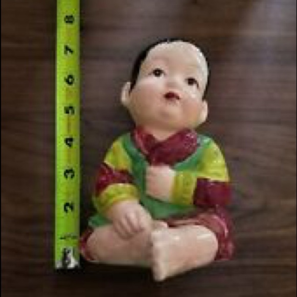 Painted Japanese porcelain boy